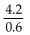 Divide. -  A)  7 B)    C)  3.6 D)  36