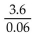 Divide. -  A)    B)  3.54 C)  35.4 D)  60