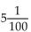 Convert to fraction notation. -  A)    B)    C)    D)   