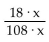 Simplify. -  A)  6 B)  6x C)    D)   