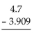 Subtract. -  A)  0.791 B)  2.000 C)  0.809 D)  1.791
