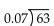 Divide. -  A)  0.9 B)  9 C)  90 D)  900