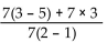 Calculate. -  A)    B)    C)  1 D)  7