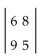 Evaluate. -  A)  3 B)  102 C)  -42 D)  42