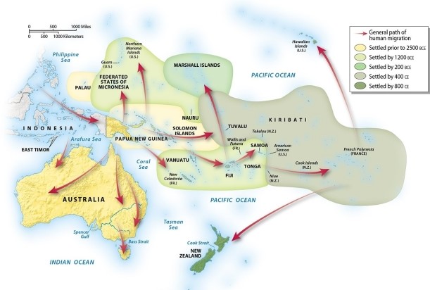 Describe the population patterns and movements of Australia from aboriginal times to the present.   