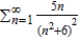 Use the Direct Comparison Test to determine the convergence or divergence of the series   . A)  The series   diverges. B)  The series   converges.