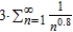 Determine the convergence or divergence of the series.   A)  diverges B)  converges C)  cannot be determined