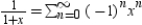 Use the power series   to determine a power series centered at 0 for the function   . . A)    B)    C)    D)    E)   