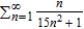 Identify the most appropriate test to be used to determine whether the series   converges or diverges. A)  Limit Comparison Test with   B)  Ratio Test C)  Direct Comparison Test with   D)  Root Test E)  Alternating Series Test