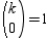 Evaluate   using the formula   where k is a real number, n is a positive integer, and   . A)  80 B)  66 C)  126 D)  70 E)  56