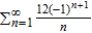 Determine the convergence or divergence of the series   using any appropriate test. A)  converges B)  diverges