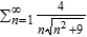 Use the Limit Comparison Test to determine the convergence or divergence of the series   . A)  The series   diverges. B)  The series   converges.