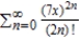 Find the radius of convergence of the power series.   A)    B)  14 C)  49 D)  0 E)  7