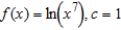 Use the definition to find the Taylor series (centered at c)  for the function.   A)    B)    C)    D)    E)   