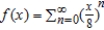 Consider the function given by   . Find the interval of convergence for   . A)    B)    C)    D)    E)   