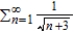 is the series   converges.