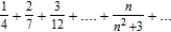 is the series   diverges.