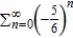 Find the sum of the convergent series.   A)    B)    C)    D)    E)   