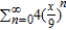 Find the values of x for which the series   converges. A)  -   <   < 0 B)  0 <   <   C)  -   <   <   D)  -   <   <   E)  0 <   <  
