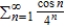 Determine the convergence or divergence of the series   using any appropriate test. A)  diverges B)  converges