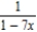 Find a power series for the function   centered at 0. A)    B)    C)    D)    E)   