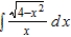 Find the indefinite integral by making the substitution   . ​   ​ A)    B)    C)    D)    E)   
