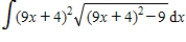 Use integration tables to find   . ​ A)    B)    C)    D)    E)   