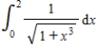 Apply the Trapezoidal Rule and Simpson's Rule to approximate the value of the definite integral using 16 subintervals. Round your answer to six decimal places and compare the result with the exact value of the definite integral. ​   ​ A)  The Trapezoidal rule gives 1.4019 and Simpson's rule gives 1.4022. B)  The Trapezoidal rule gives 1.4010 and Simpson's rule gives 1.4720. C)  The Trapezoidal rule gives 1.4019 and Simpson's rule gives 1.4720. D)  The Trapezoidal rule gives 1.4010 and Simpson's rule gives 1.4022. E)  The Trapezoidal rule gives -1.4019 and Simpson's rule gives -1.4022.