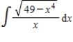 Use a table of integrals to find the integral.   ​ A)    B)    C)    D)    E)   