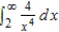 Determine whether the improper integral   diverges or converges. Evaluate the integral if it converges. ​ A)    B)    C)    D)    E)  diverges