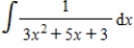 Use integration tables to find   . ​ A)    B)    C)    D)    E)   