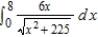 Find the definite integral.   A)  12 B)  6 C)  2 D)  102 E)  1
