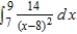 Determine whether the improper integral   diverges or converges. Evaluate the integral if it converges. A)    B)    C)    D)    E)  diverges