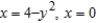 Find M<sub>x</sub>, M<sub>y</sub>, and   for the lamina of uniform density ρ bounded by the graphs of the equations   . A)    B)    C)    D)    E)   