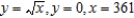 Find   for the lamina of uniform density   bounded by the graphs of the equations   . ​ A)    B)    C)    D)    E)   