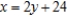 Find   for the lamina of uniform density   bounded by the graphs of the equations   and   . A)    B)    C)    D)    E)   