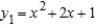 Set up the definite integral that gives the area of the region bounded by the graph of   and   .   A)    B)    C)    D)    E)   