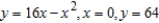 Use the shell method to set up and evaluate the integral that gives the volume of the solid generated by revolving the plane region about the y-axis.   A)    B)    C)    D)    E)   