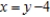 Find the area of the region bounded by the equations by integrating (i)  with respect to x and (ii)  with respect to y.     A)    B)    C)    D)    E)   