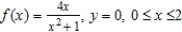 Find the area of the region bounded by the graphs of the equations.   A)    B)    C)    D)    E)   