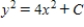 Solve the differential equation. ​   ​ A)    B)    C)    D)    E)   