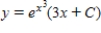 Solve the first order linear differential equation. ​   ​ A)    B)    C)    D)    E)   
