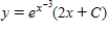 Solve the first order linear differential equation. ​   ​ A)    B)    C)    D)    E)   