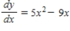 Use integration to find a general solution of the differential equation. ​   ​ A)    B)    C)    D)    E)   