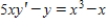 Find the particular solution of the differential equation   that satisfies the boundary condition   . ​ A)    B)    C)    D)    E)   