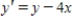 Sketch the slope field for the differential equation   and use the slope field to sketch the solution that passes through the point   . ​ A)    B)    C)    D)    E)   