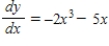 Use integration to find a general solution of the differential equation. ​   ​ A)    B)    C)    D)    E)   