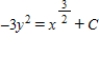 Solve the differential equation   . ​ A)    B)    C)    D)    E)   