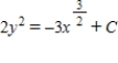 Solve the differential equation   . ​ A)    B)    C)    D)    E)   