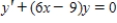 Find the particular solution of the differential equation   that satisfies the boundary condition   . ​ A)    B)    C)    D)    E)   